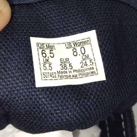 VANS Old Skool Women's Paisley Parisian NEW Night Blue Designer Sneakers - sz. 8 - Picture 6 of 6